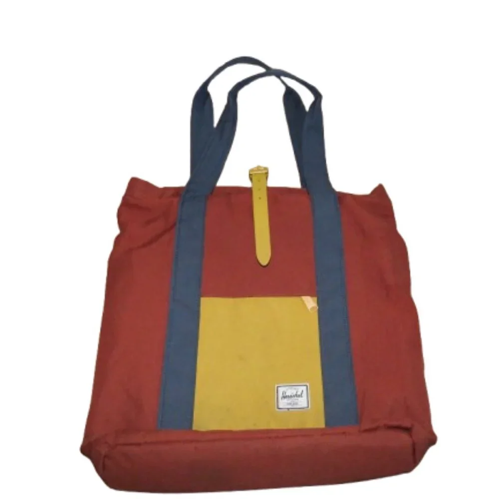 HERSCHEL SUPPLY CO Plus Series Colorblock Block Party Retro Laptop Tote Bag - Picture 1 of 16